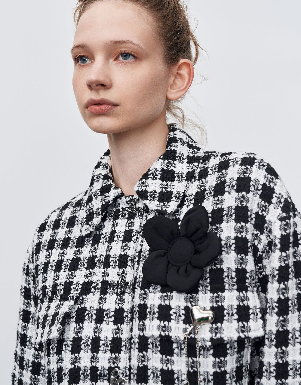 Checkered Tweed Jacket sold by Urban Revivo product image thumbnail 5