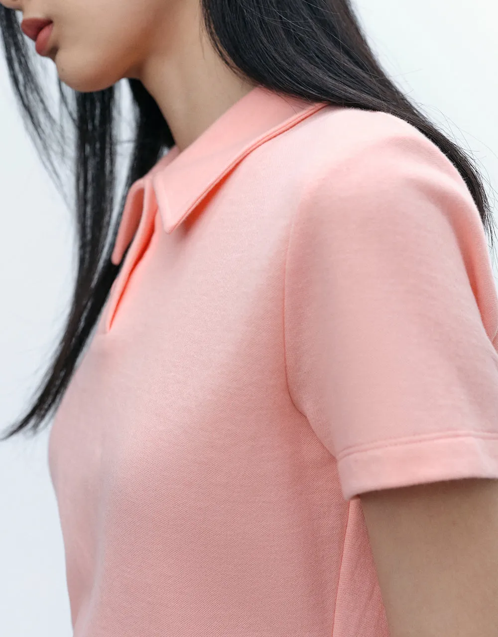 Standard Sleeve Straight Polo Shirt sold by Urban Revivo product image thumbnail 4