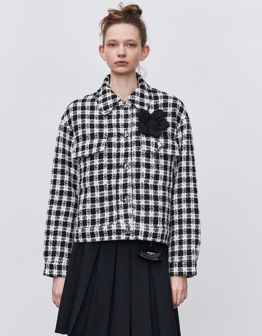 Checkered Tweed Jacket sold by Urban Revivo