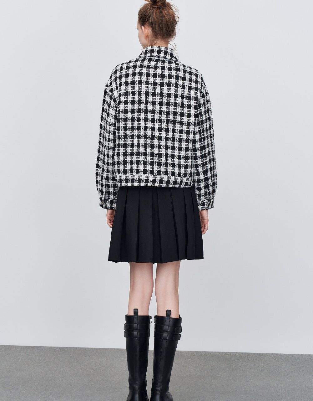 Checkered Tweed Jacket sold by Urban Revivo product image thumbnail 4