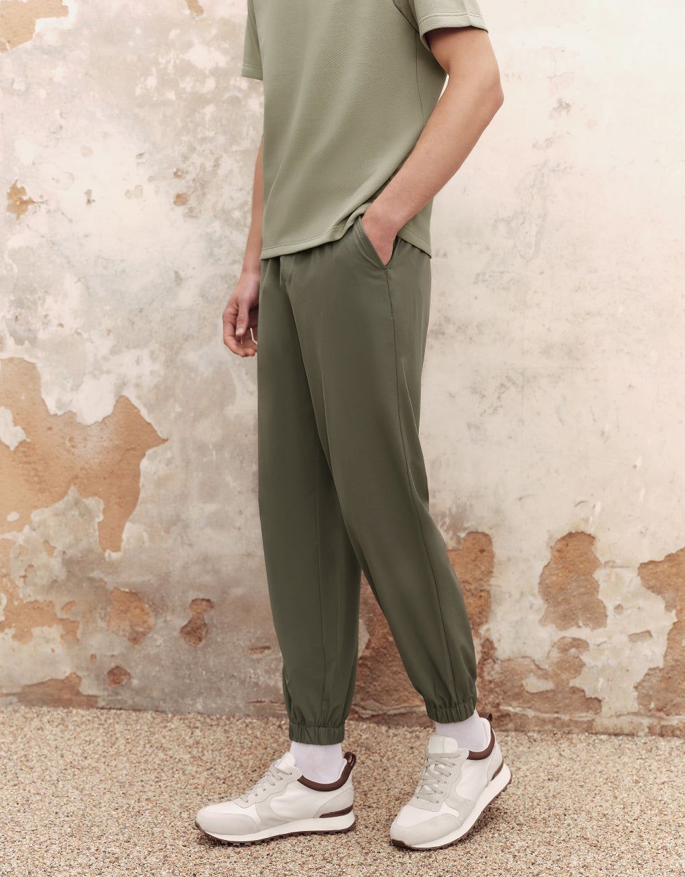 Drawstring Waist Jogger Pants sold by Urban Revivo product image thumbnail 3
