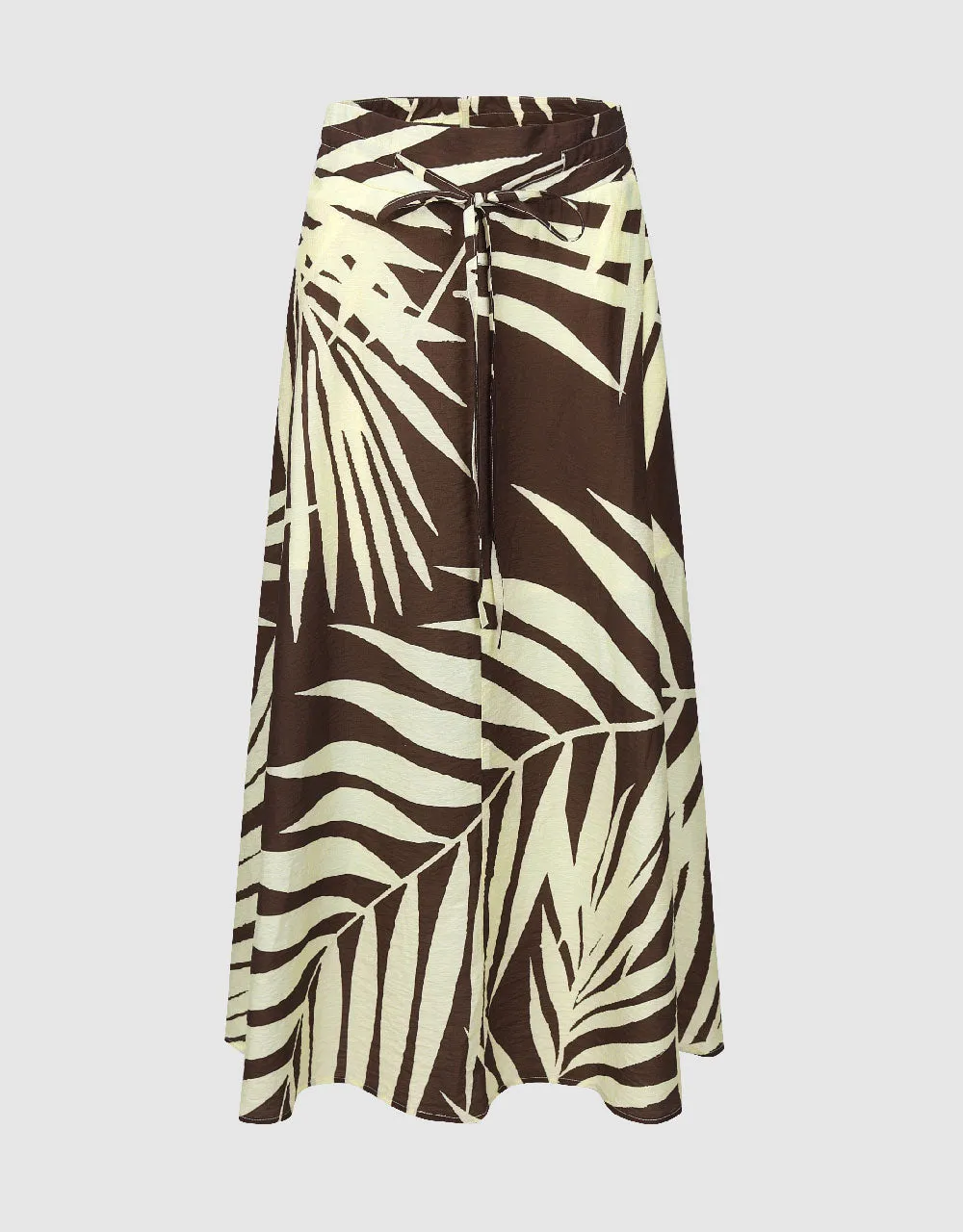 Printed Midi Loose A-Line Skirt sold by Urban Revivo