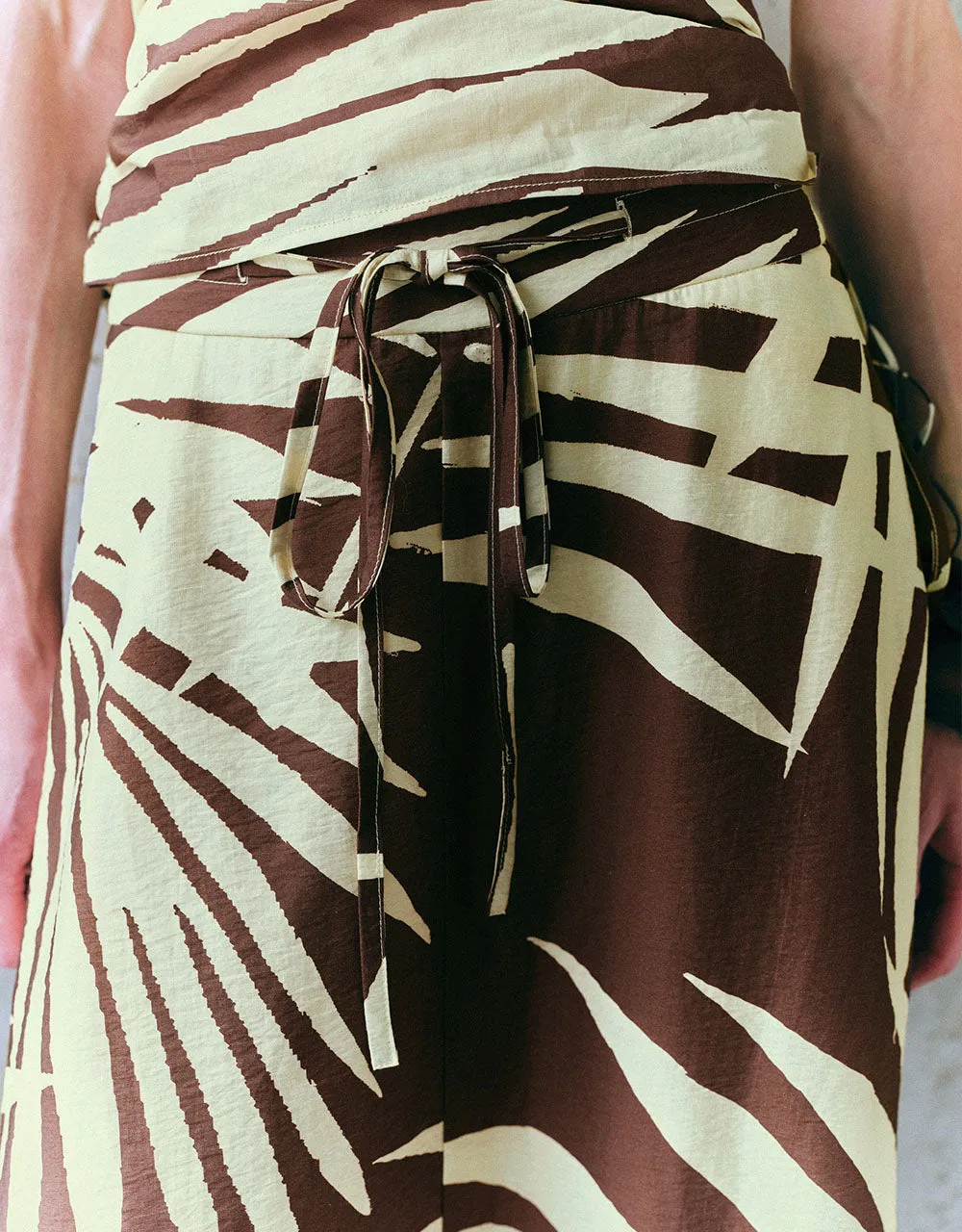 Printed Midi Loose A-Line Skirt sold by Urban Revivo product image thumbnail 5