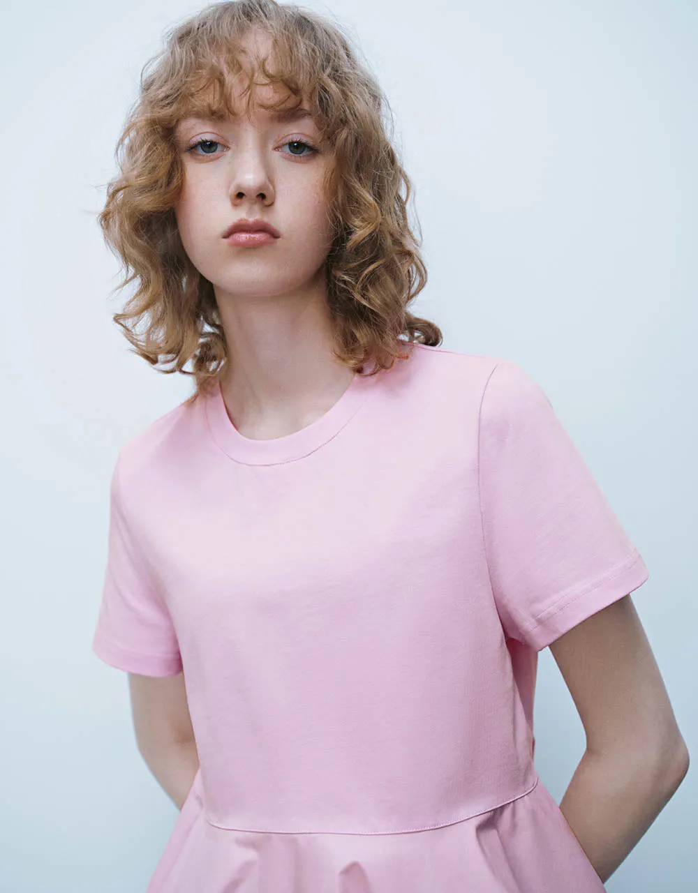 Crew Neck Loose T-Shirt sold by Urban Revivo product image thumbnail 4