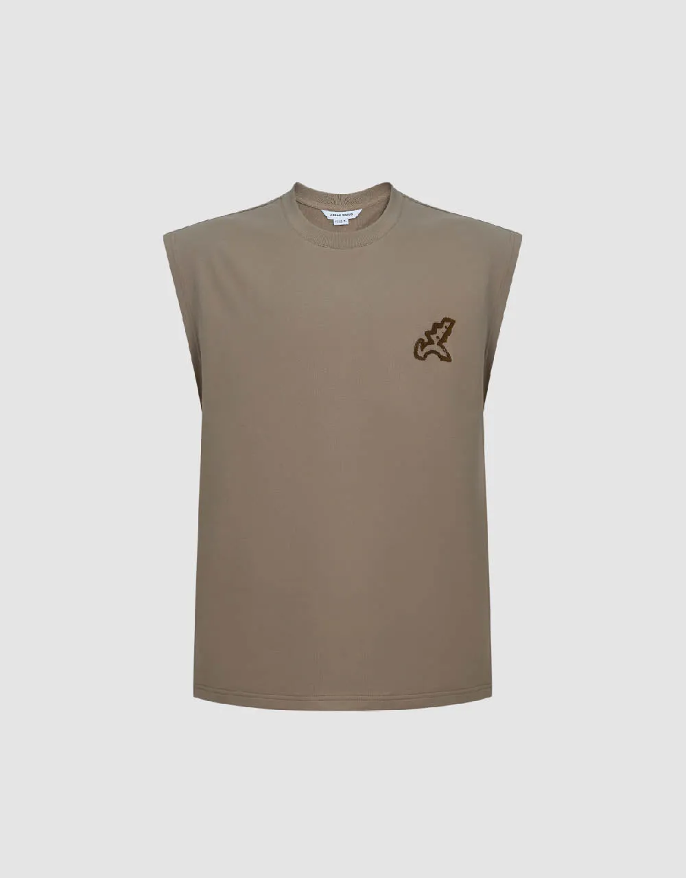 Crew Neck Loose Tank Top sold by Urban Revivo