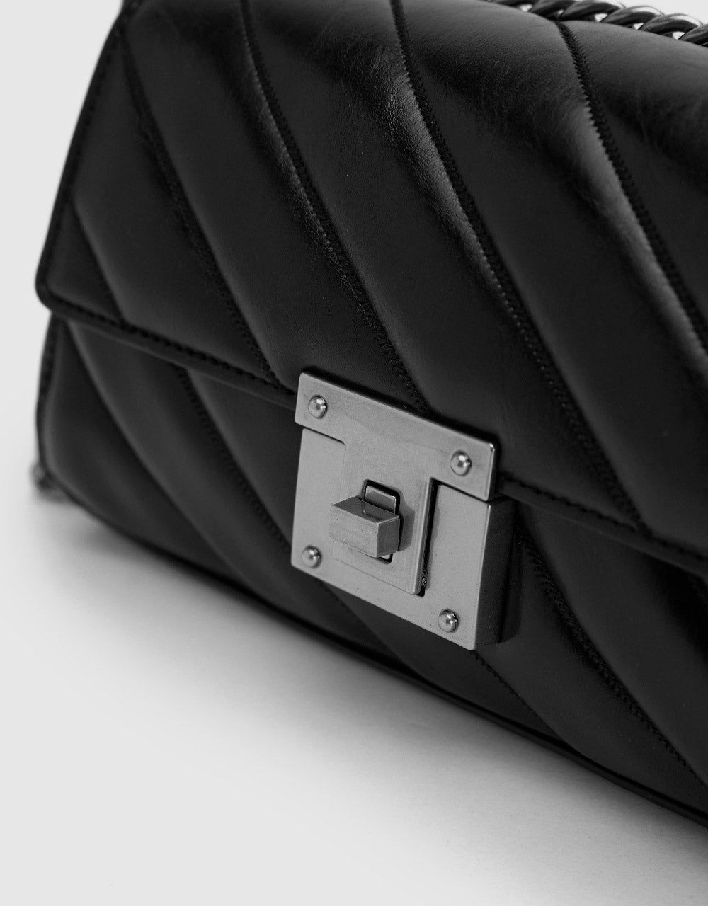 Vegan Leather Shoulder Bag sold by Urban Revivo product image thumbnail 5