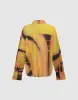 Printed Button Up Straight Shirt sold by Urban Revivo
