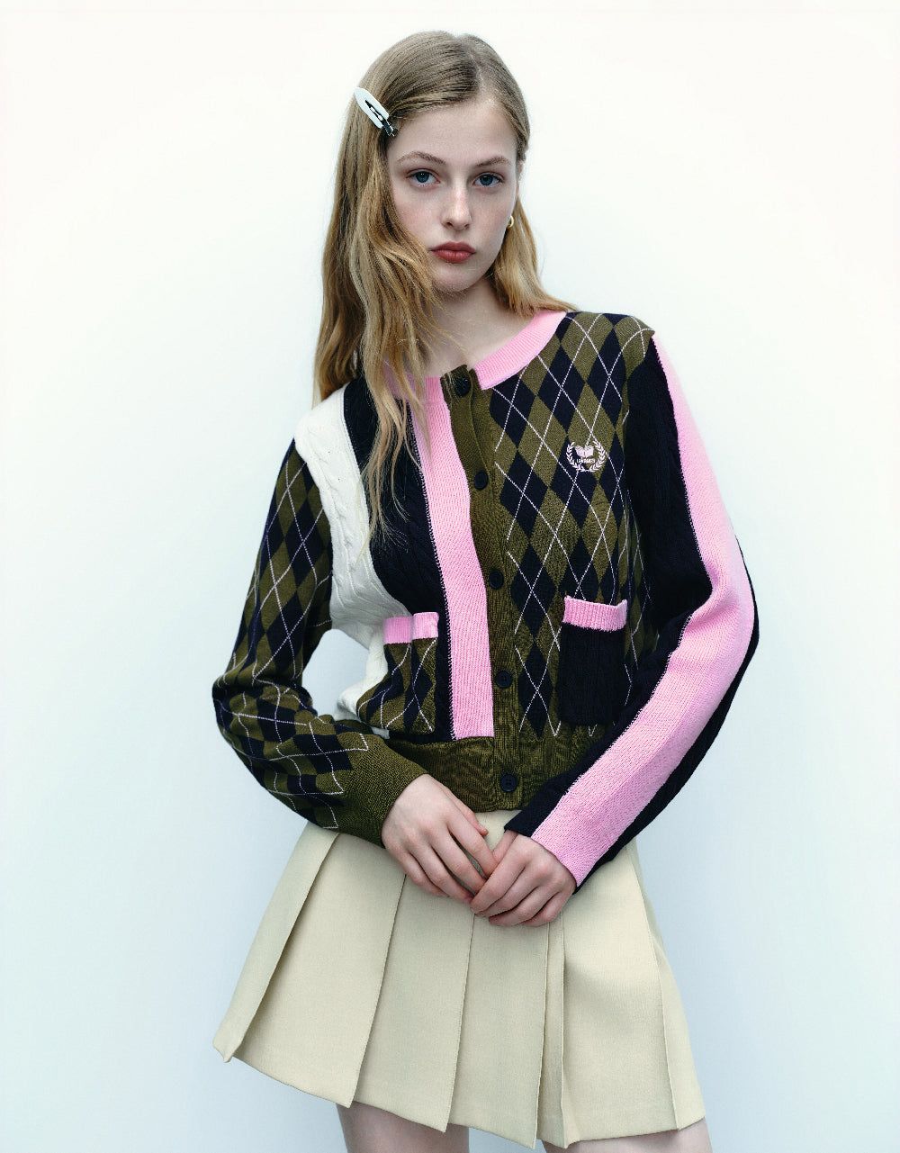 Crew Neck Knitted Cardigan sold by Urban Revivo