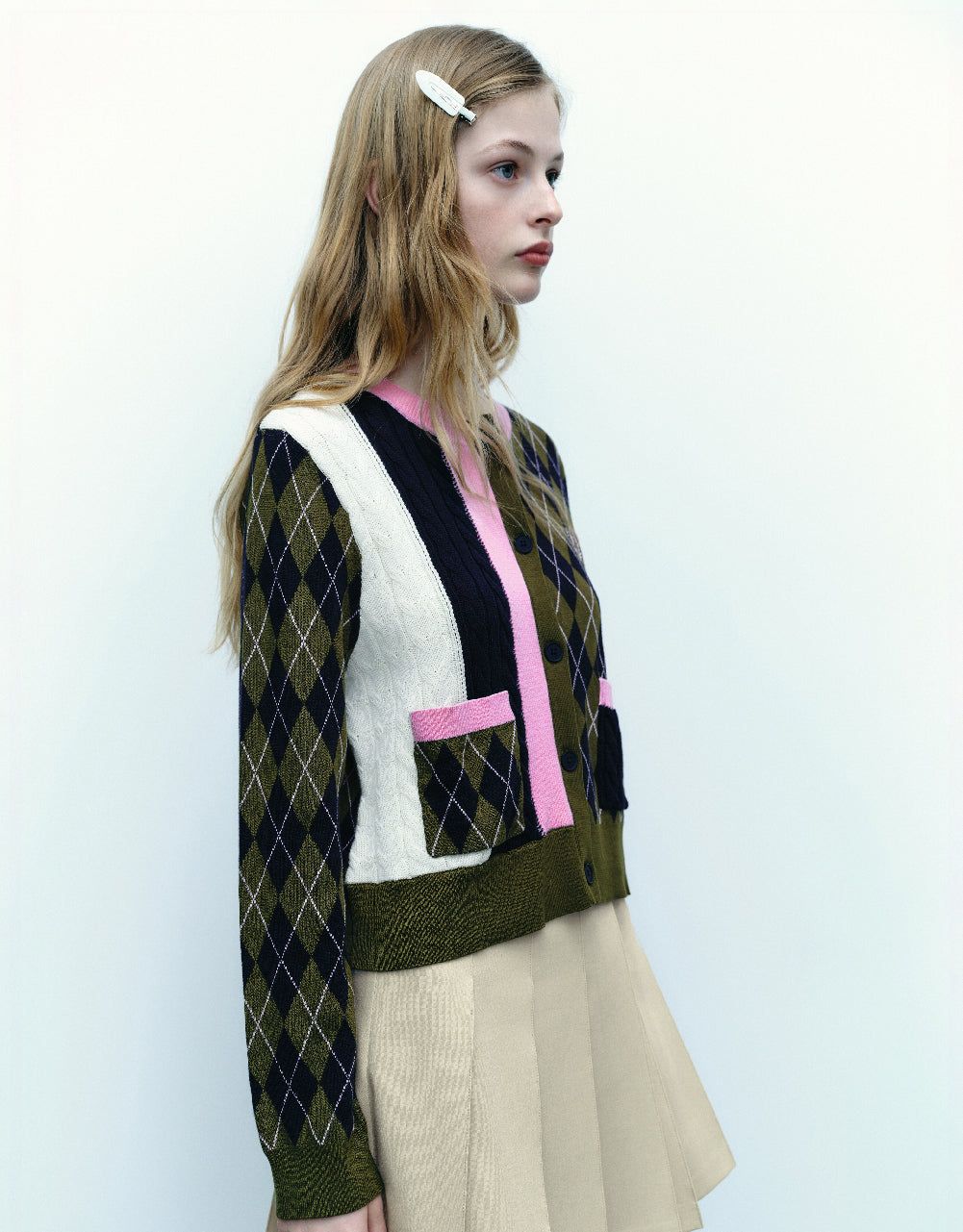 Crew Neck Knitted Cardigan sold by Urban Revivo product image thumbnail 3