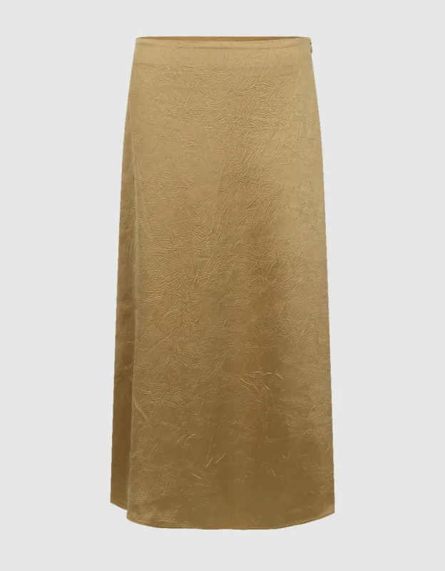 Midi A-Line Skirt sold by Urban Revivo
