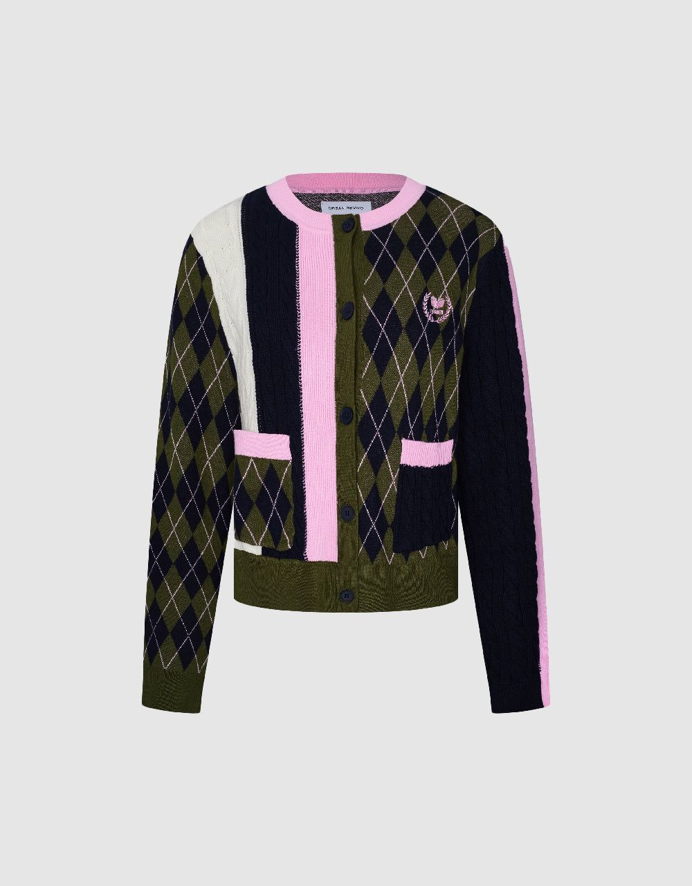 Crew Neck Knitted Cardigan sold by Urban Revivo product image thumbnail 2