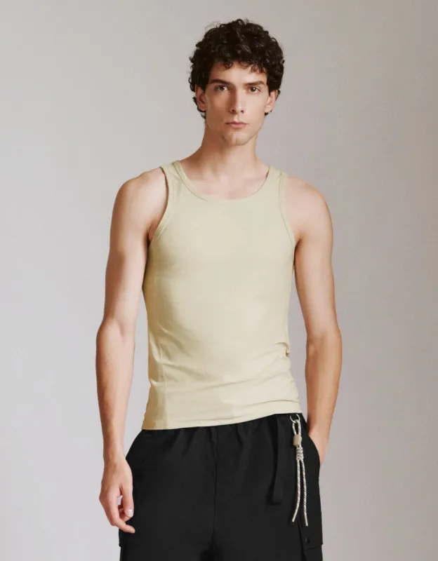 Crew Neck Tank Top sold by Urban Revivo