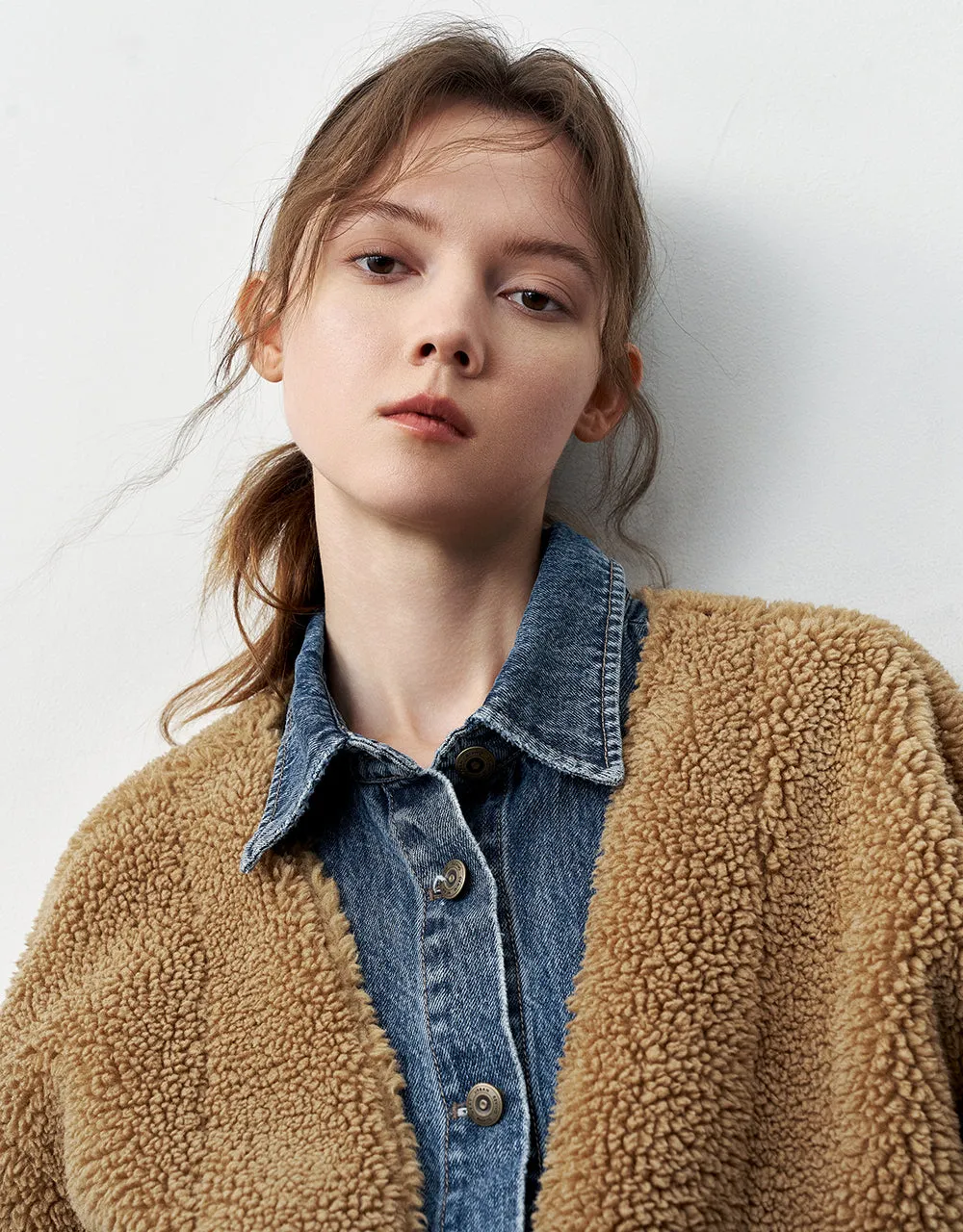 2 In 1 Furry Denim Jacket sold by Urban Revivo product image thumbnail 5