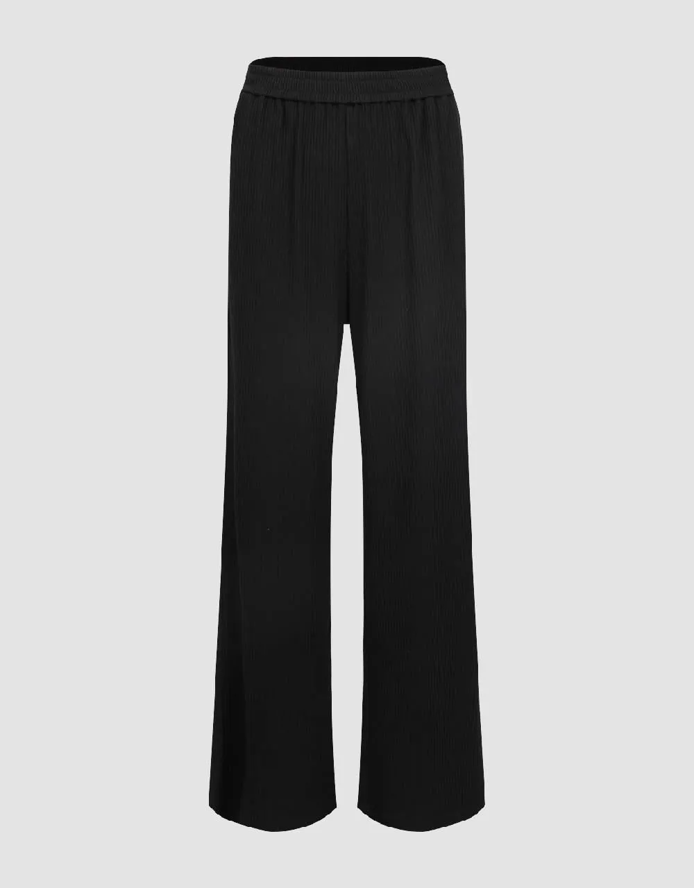 Elastic Waist Knitted Straight Pants sold by Urban Revivo
