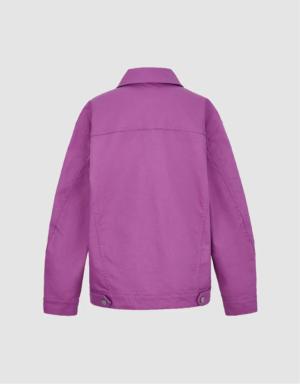 Drop Shoulder Sleeve Denim Jacket sold by Urban Revivo product image thumbnail 5