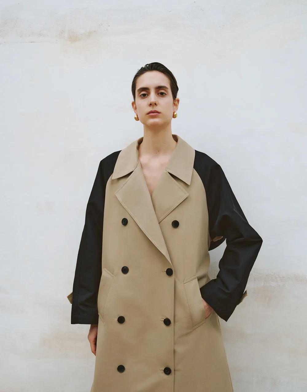 Double Breasted Longline Coat sold by Urban Revivo product image thumbnail 4