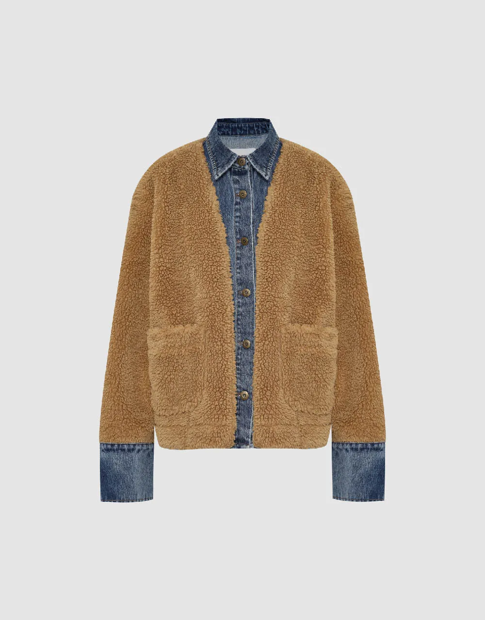 2 In 1 Furry Denim Jacket sold by Urban Revivo product image thumbnail 2