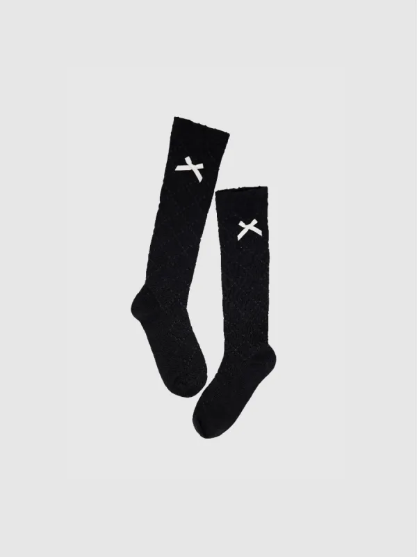 Bow Décor Mid-Length Socks sold by Urban Revivo