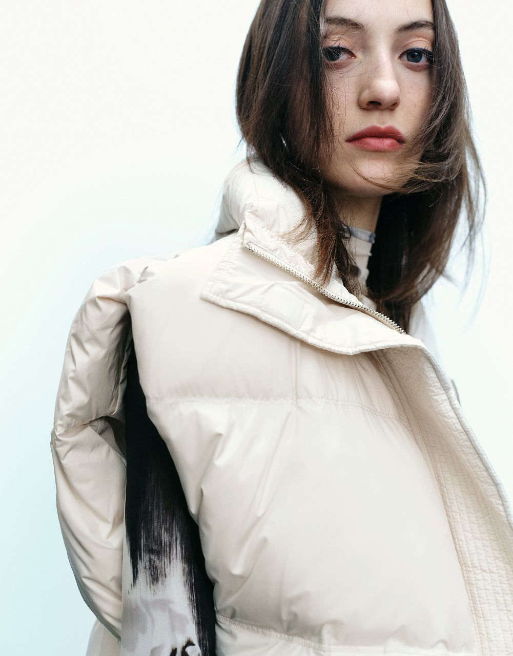 Stand Collar Puffer Waistcoat sold by Urban Revivo product image thumbnail 4