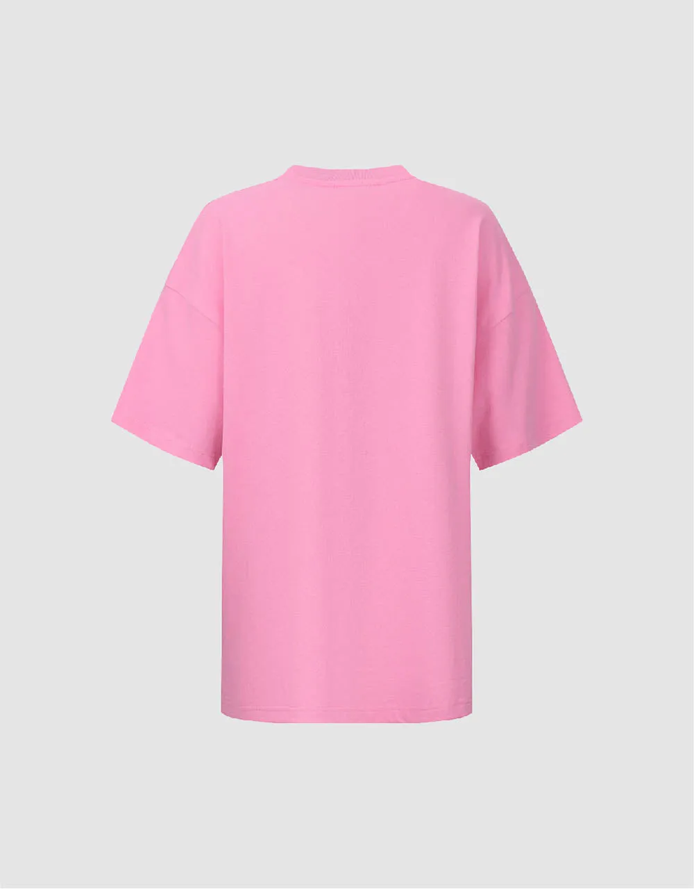 Necklace Decor Crew Neck Loose T-Shirt sold by Urban Revivo product image thumbnail 5