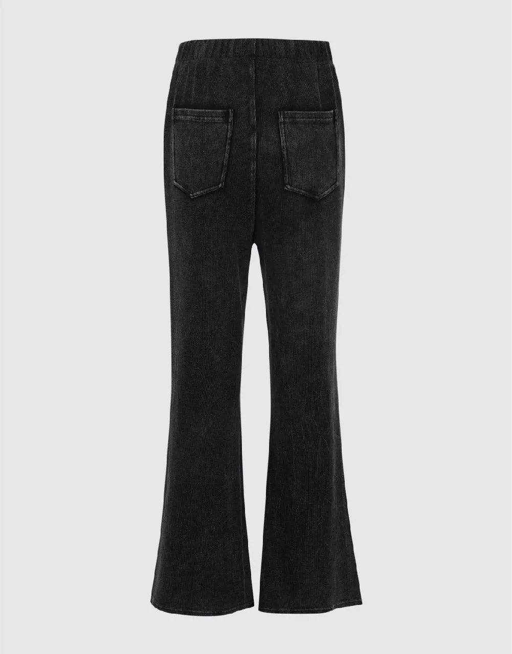 Elastic Waist Flare Jeans sold by Urban Revivo product image thumbnail 3