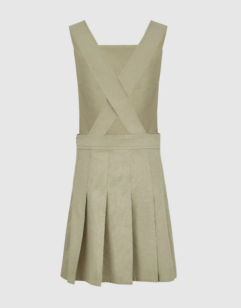 Pleated Sleeveless Square-cut Collar A-Line Dress sold by Urban Revivo product image thumbnail 5