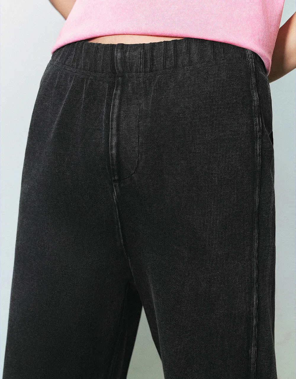 Elastic Waist Flare Jeans sold by Urban Revivo product image thumbnail 5