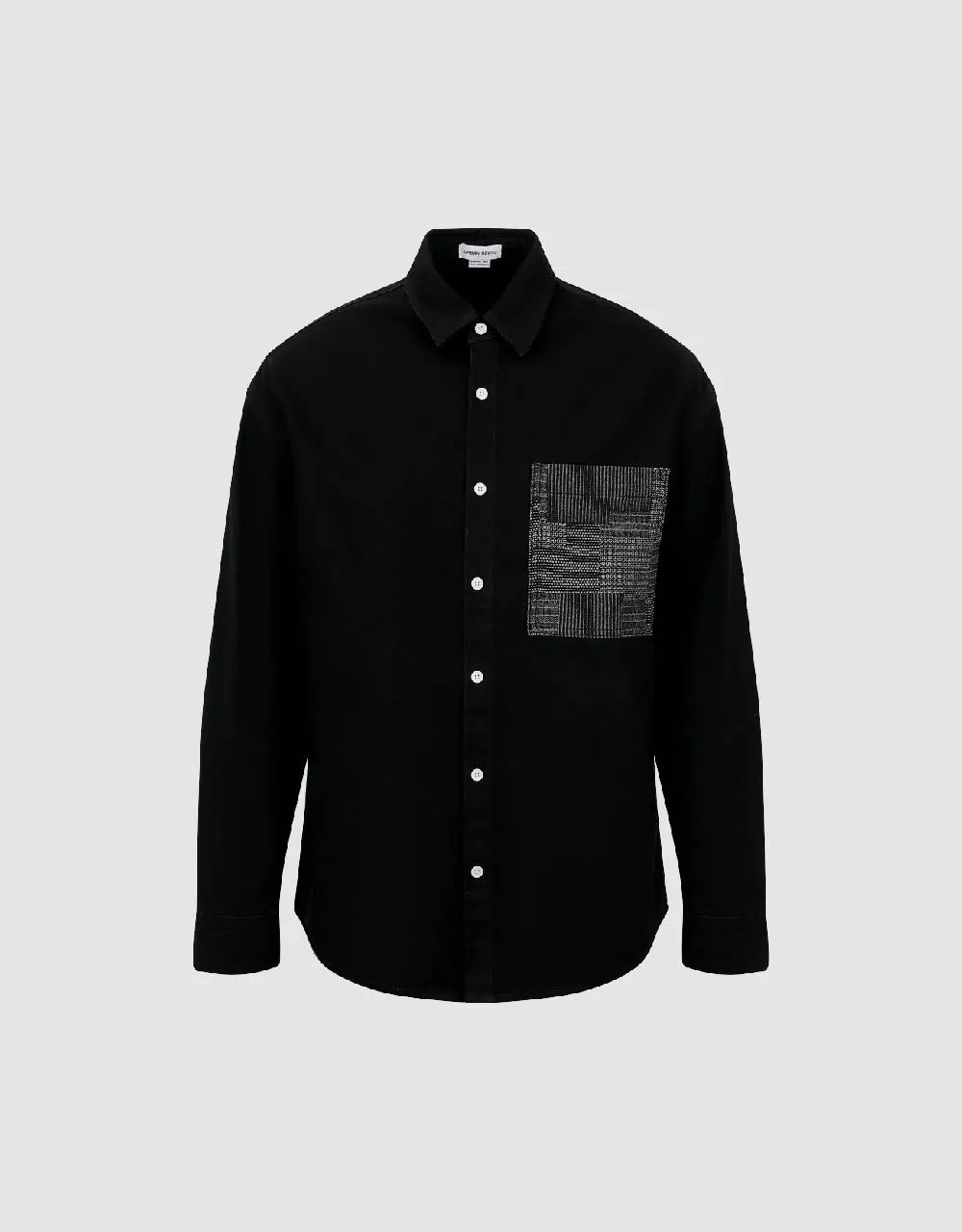 Button Up Loose Denim Shirt sold by Urban Revivo product image thumbnail 2