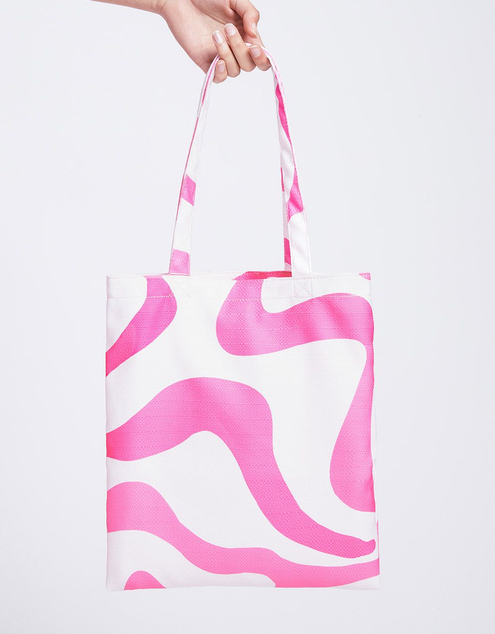 Swirl Print Canvas Tote Bag sold by Urban Revivo product image thumbnail 4