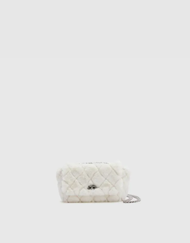 Furry Chain Shoulder Bag sold by Urban Revivo