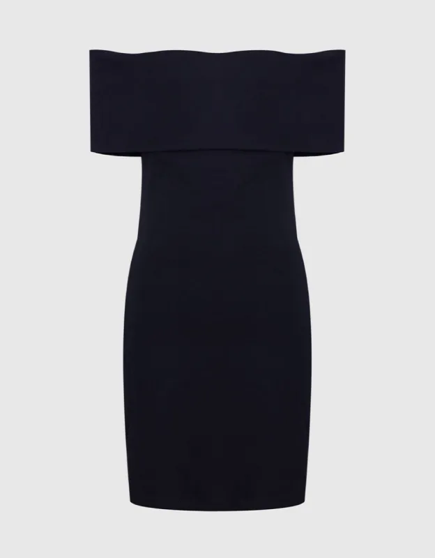 Off Shoulder Bodycon Knitted Mini Dress sold by Urban Revivo