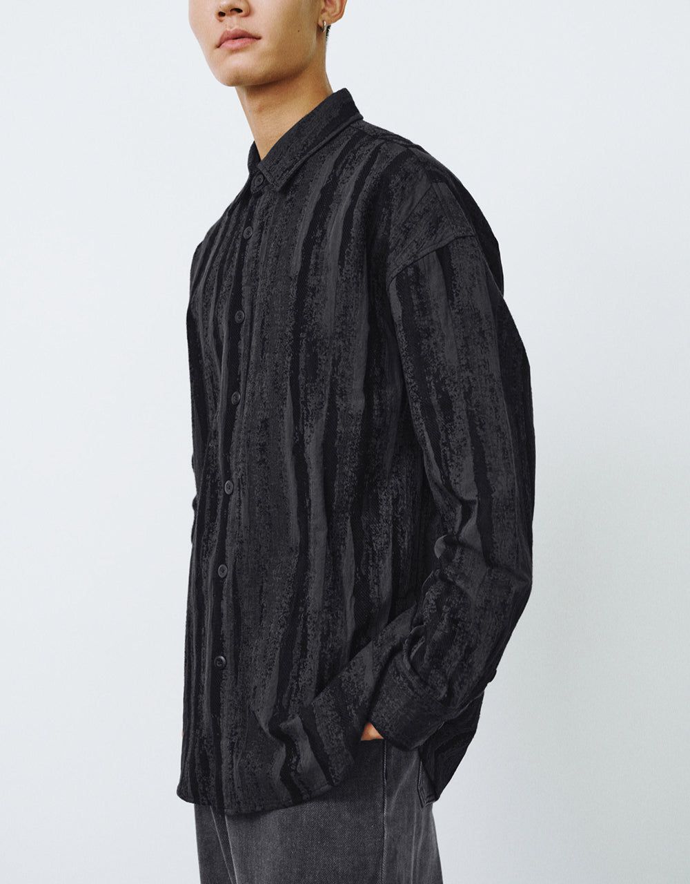 Button Up Printed Loose Shirt sold by Urban Revivo product image thumbnail 3