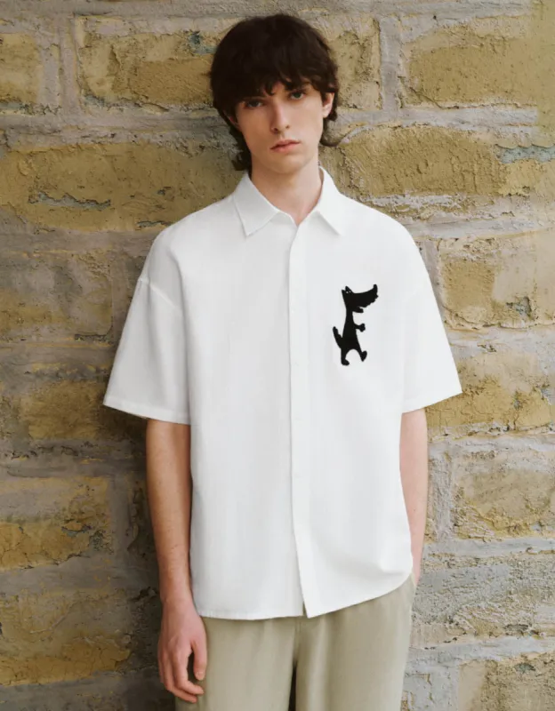 Button Up Straight Shirt sold by Urban Revivo