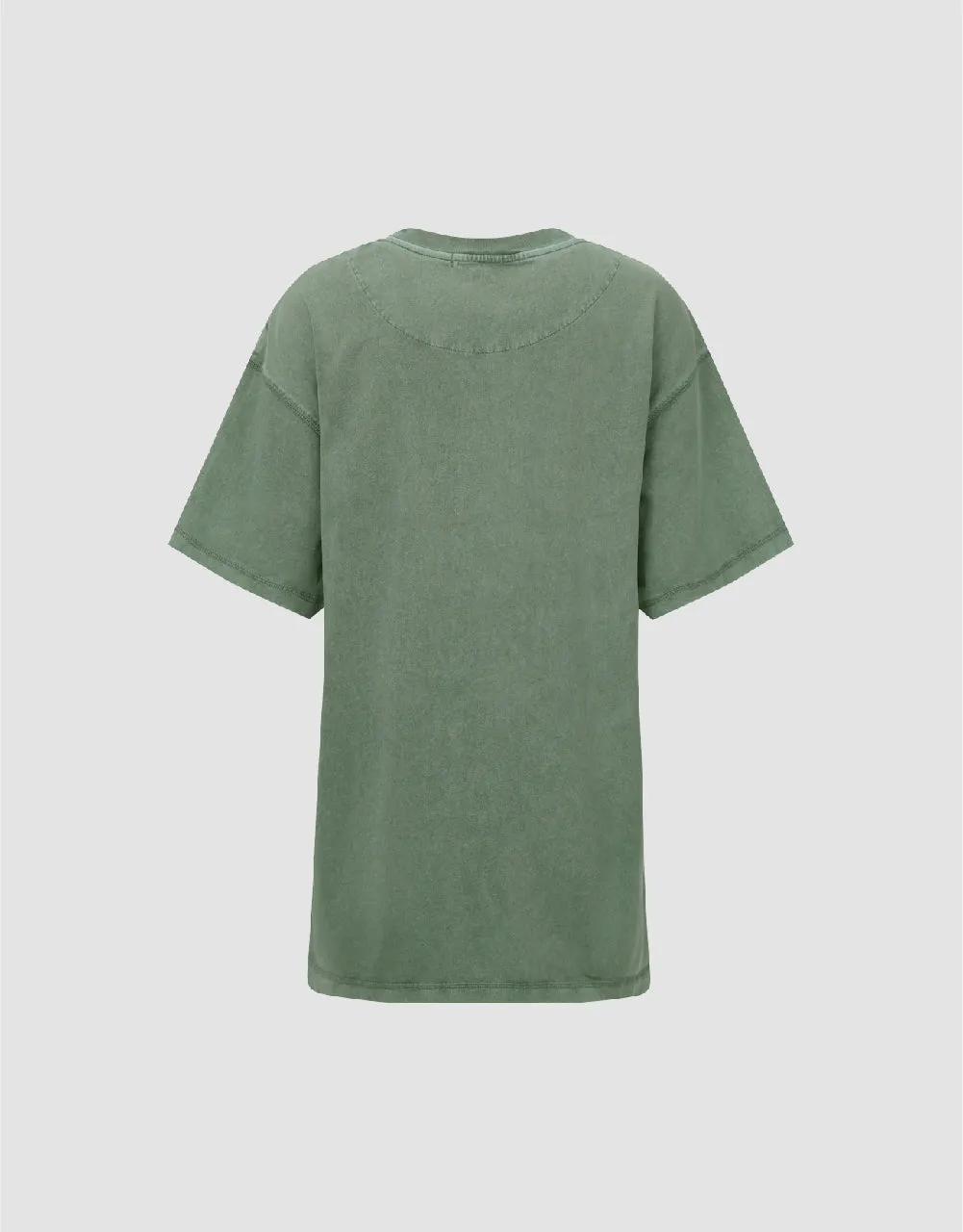 Printed Crew Neck Loose T-Shirt sold by Urban Revivo product image thumbnail 5