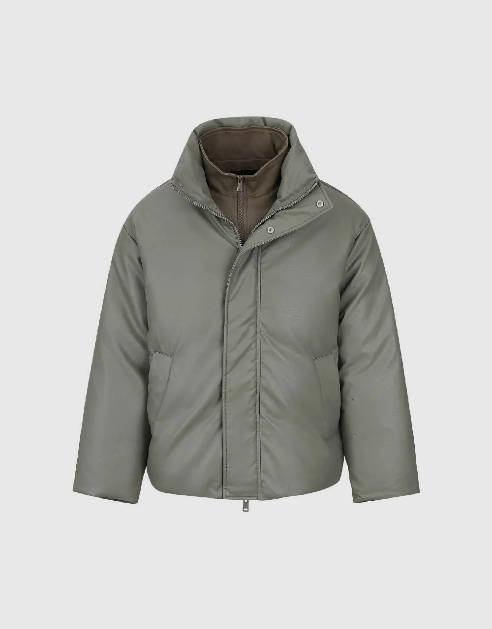 Stand Collar Down Jacket sold by Urban Revivo product image thumbnail 2