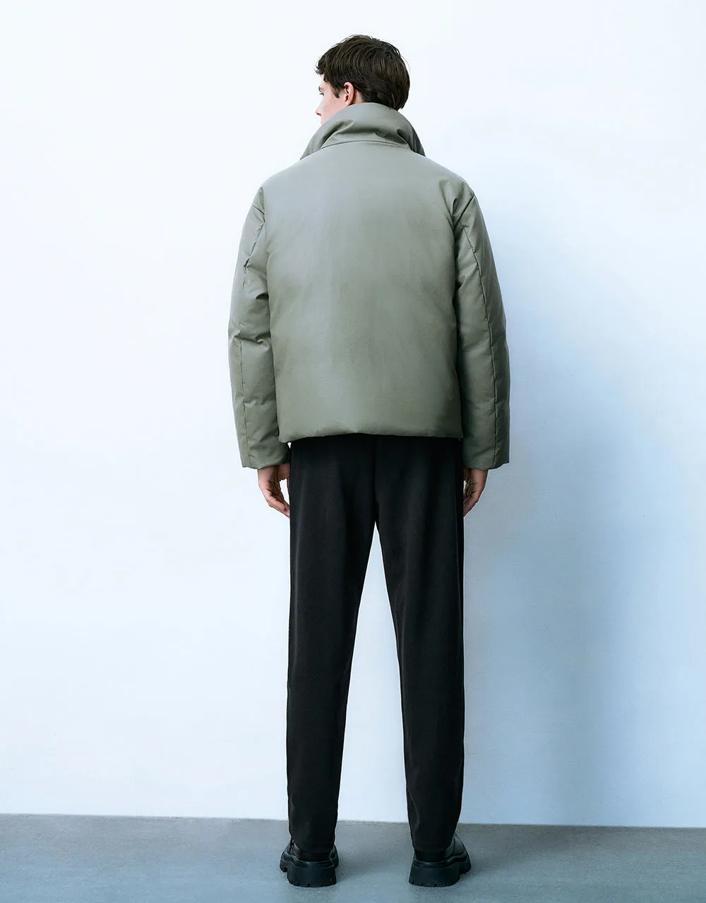 Stand Collar Down Jacket sold by Urban Revivo product image thumbnail 4