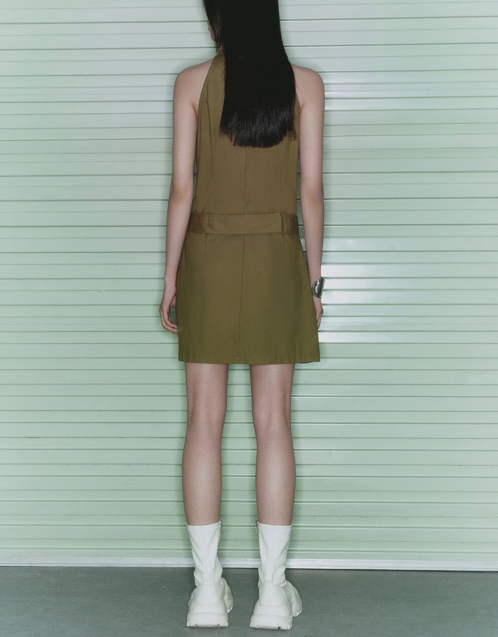 Sleeveless Mini Dress With Belt sold by Urban Revivo product image thumbnail 4