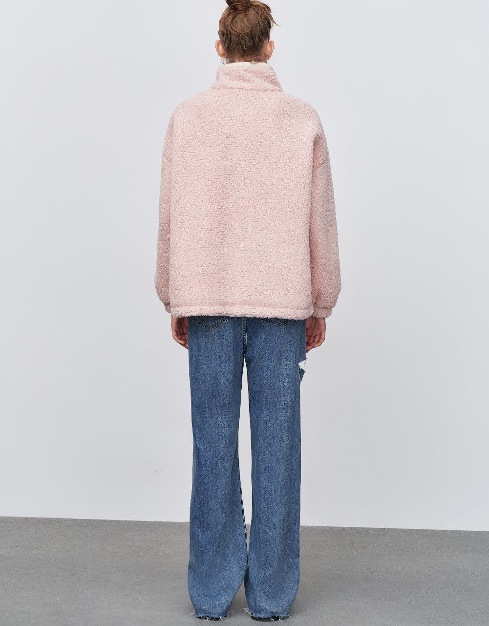 Fluffy Zipper Front Jacket sold by Urban Revivo product image thumbnail 4