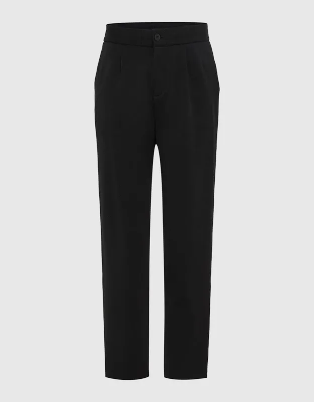 Knitted Carrot Fit Pants sold by Urban Revivo