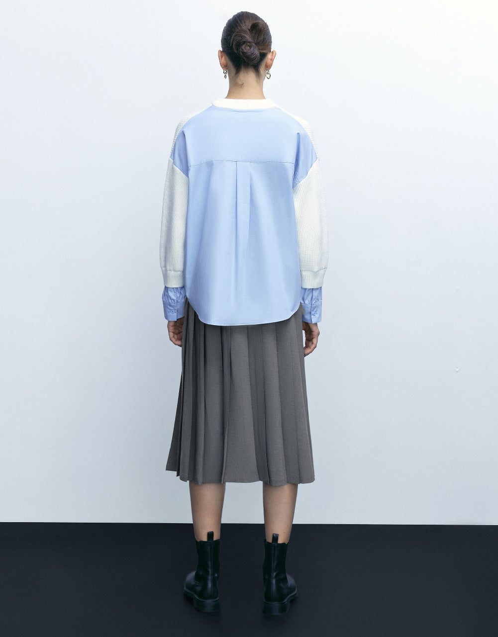 2 In 1 Crew Neck Knitted T-Shirt sold by Urban Revivo product image thumbnail 4