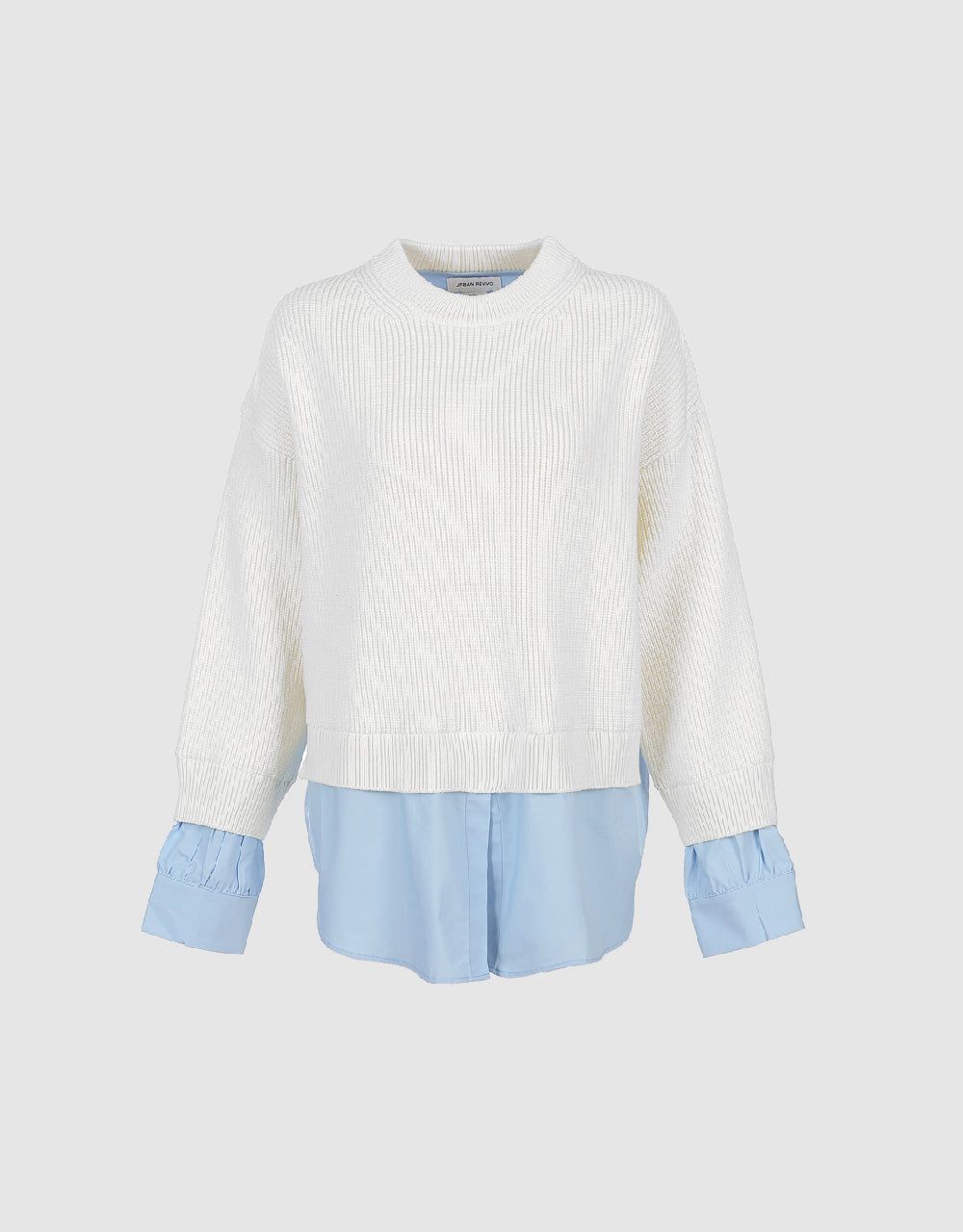 2 In 1 Crew Neck Knitted T-Shirt sold by Urban Revivo product image thumbnail 2