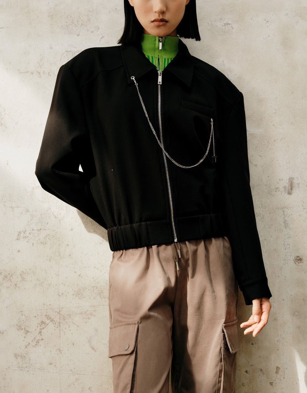 Chain Detail Jacket sold by Urban Revivo product image thumbnail 2
