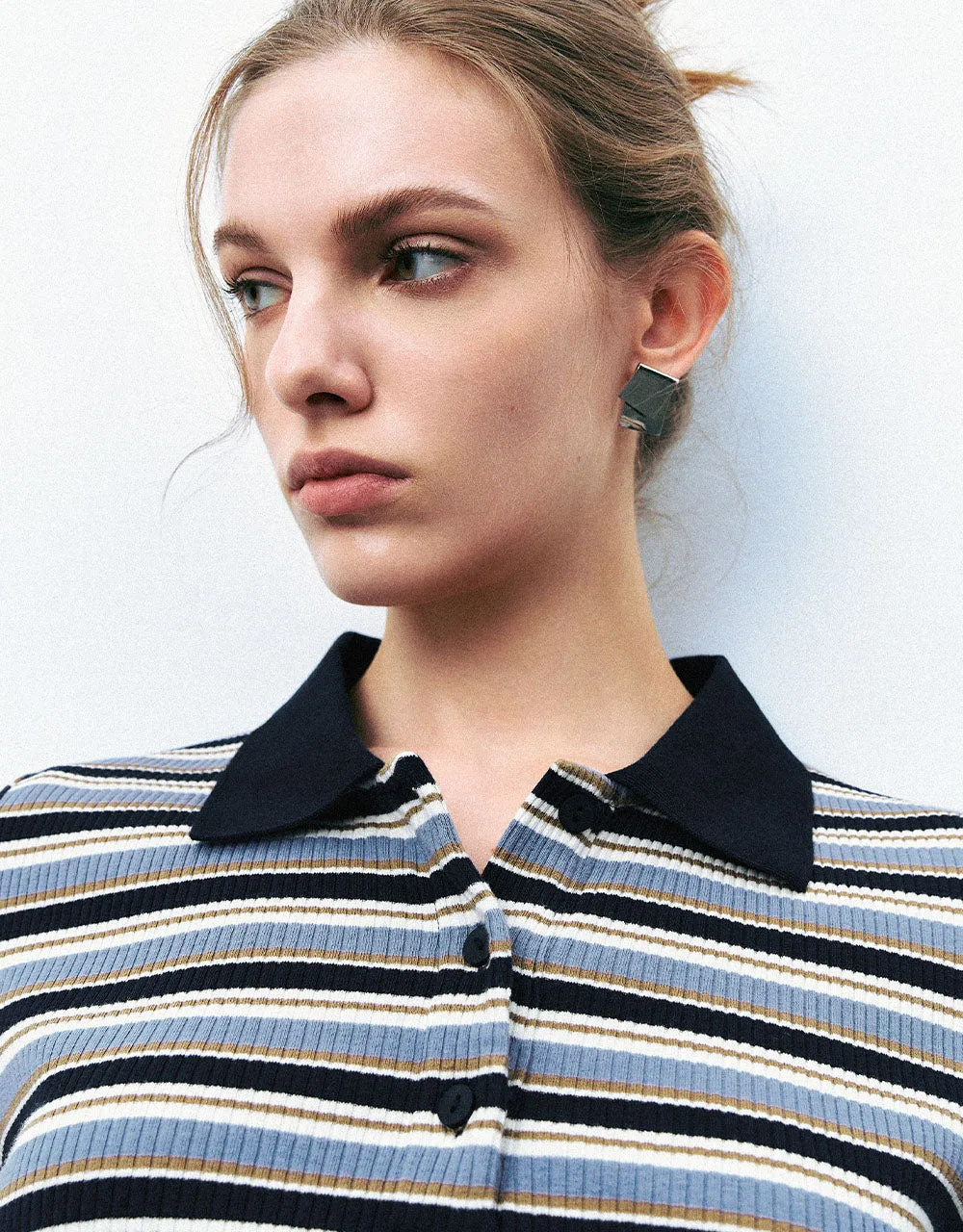 Striped Polo Shirt sold by Urban Revivo product image thumbnail 4