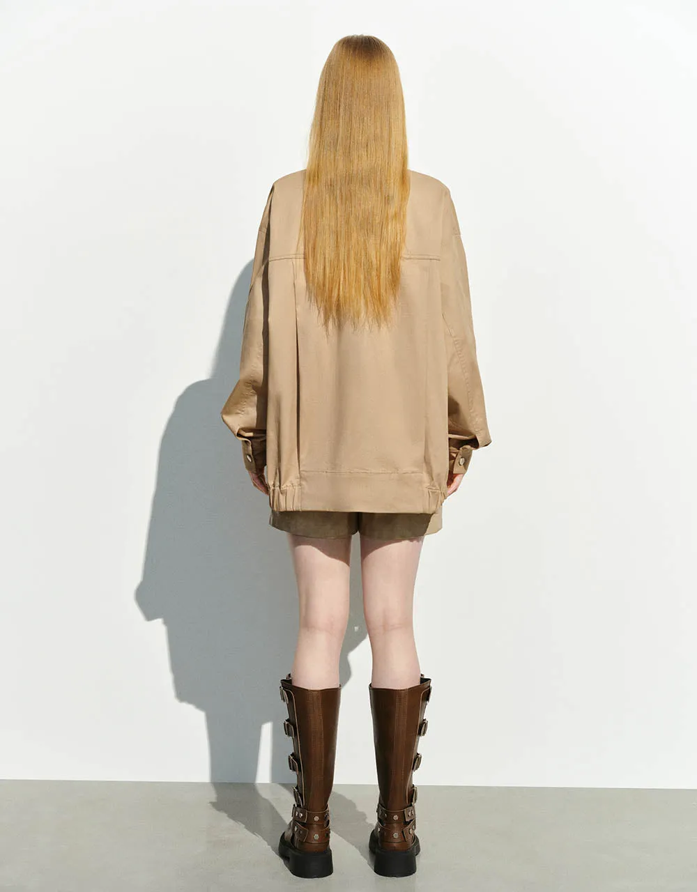 Crew Neck Straight Jacket sold by Urban Revivo product image thumbnail 4