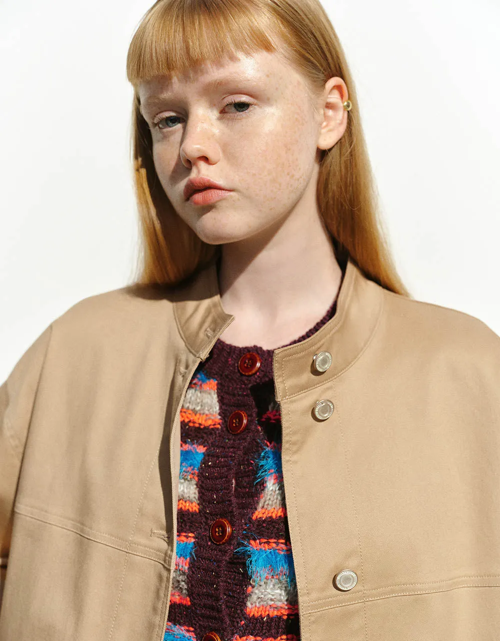 Crew Neck Straight Jacket sold by Urban Revivo product image thumbnail 5