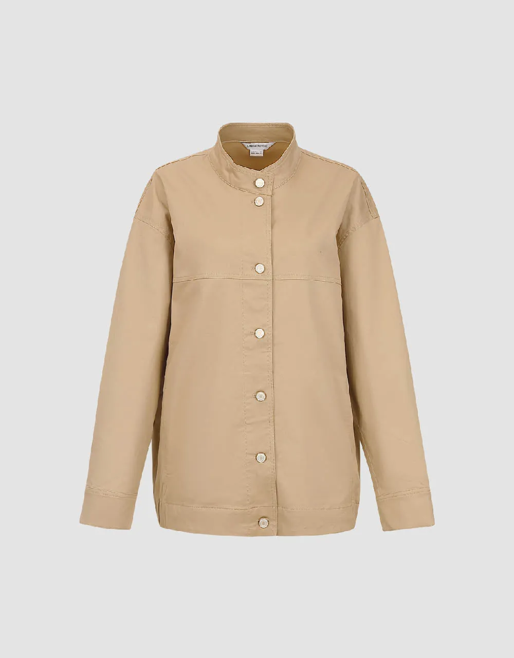 Crew Neck Straight Jacket sold by Urban Revivo product image thumbnail 2