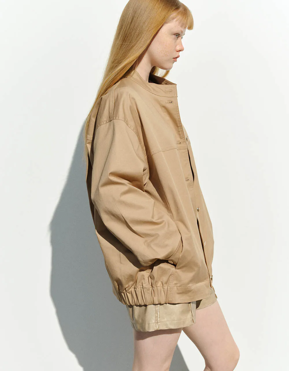 Crew Neck Straight Jacket sold by Urban Revivo product image thumbnail 3