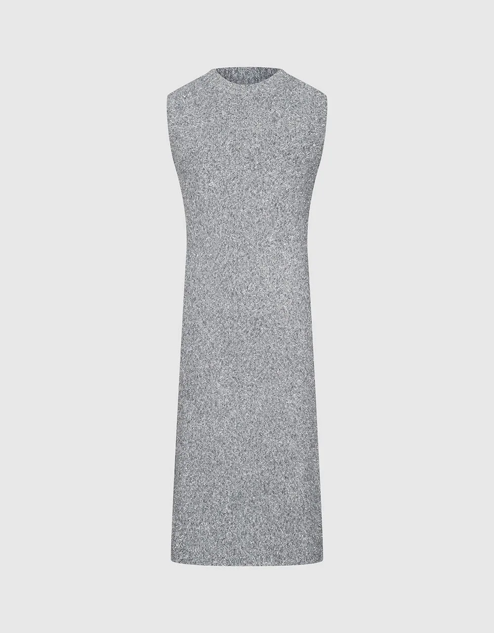 Sleeveless Midi Knitted Straight Dress sold by Urban Revivo product image thumbnail 2