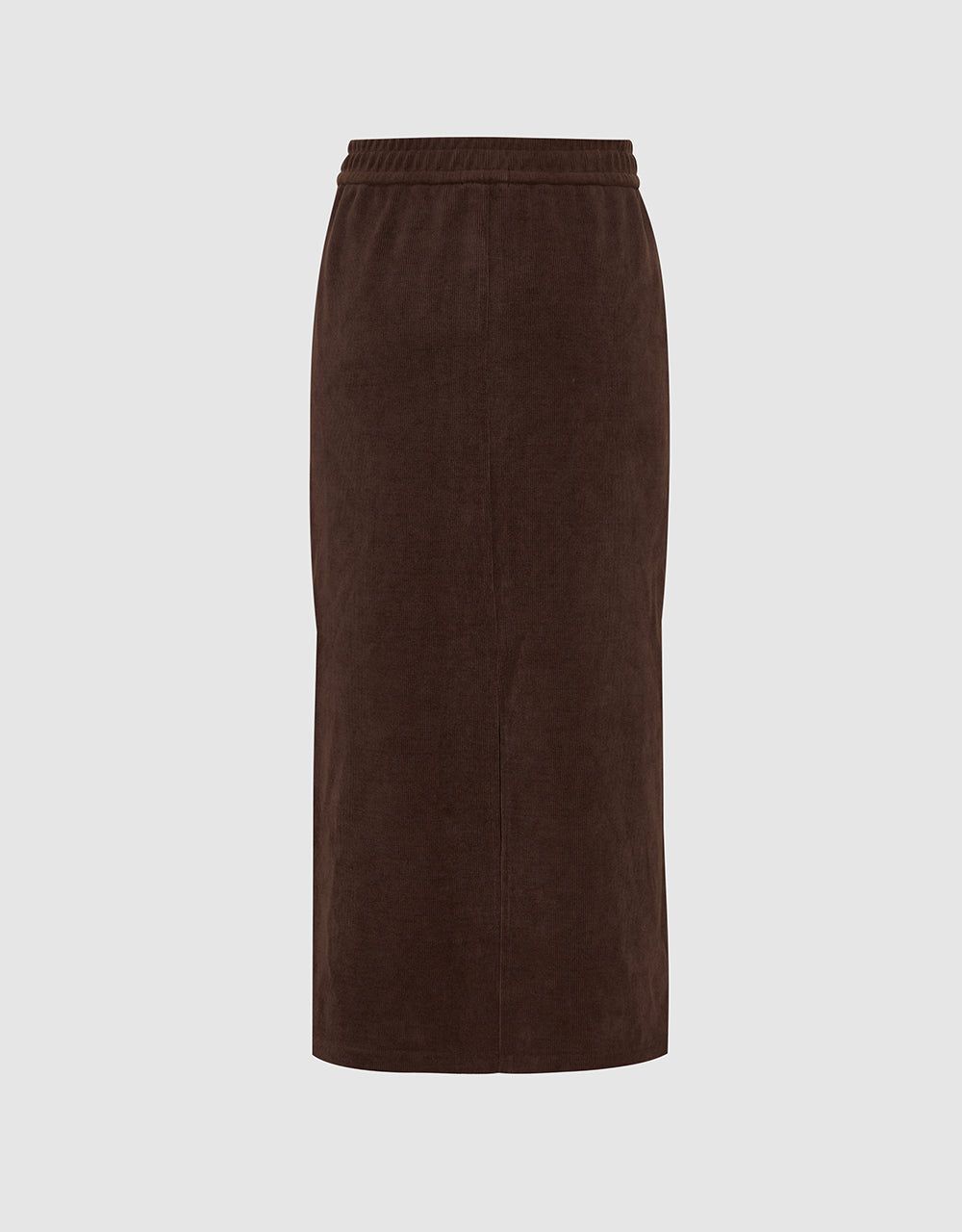 Elastic Waist Midi Straight Knitted Skirt sold by Urban Revivo product image thumbnail 3
