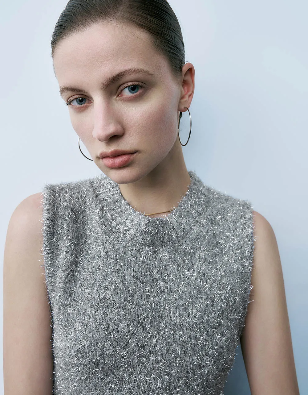 Sleeveless Midi Knitted Straight Dress sold by Urban Revivo product image thumbnail 5